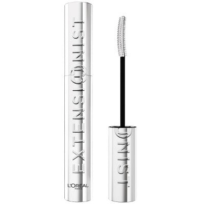 L'Oreal Paris Extensionist Curling & Lengthening Mascara Blackest Black Washable 0.41 fl oz - Imperfect Box