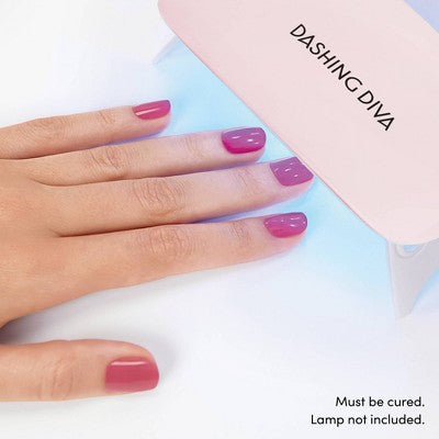 Dashing Diva Limited Edition Glaze Semi-Cured Gel Nail Polish Strips Central Park Picnic 32ct - New
