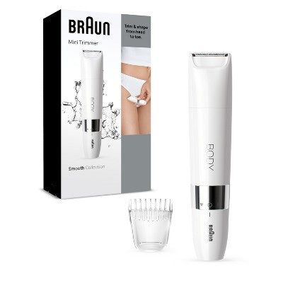 Braun Smooth Skin Women's Mini Hair Trimmer BS1000 - Imperfect Box