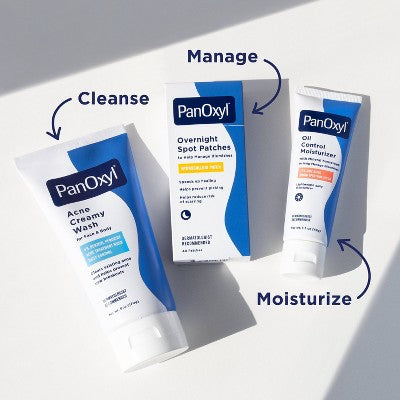 PanOxyl 4% Benzoyl Peroxide Acne Creamy Wash for Face & Body 6oz - Missing Box