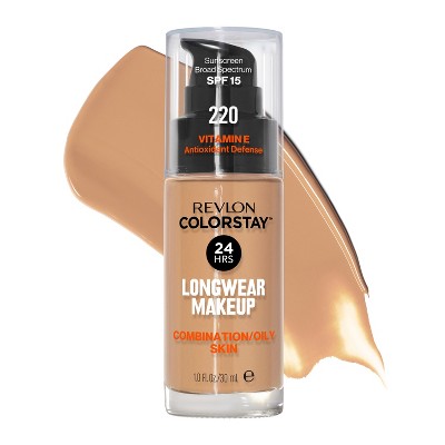 Revlon ColorStay Makeup for Combination/Oily Skin with SPF 15 220 Natural Beige 1 fl oz - New