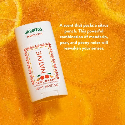 Native Deodorant for Women & Men Limited Edition Jarritos Mandarin 2.65oz - New