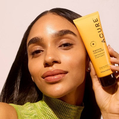 Acure Brightening Cleansing Gel Citrus 4 fl oz - New