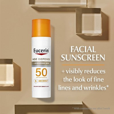 Eucerin Age Defense Face Sunscreen Lotion SPF 50 2.5 fl oz - Missing Box