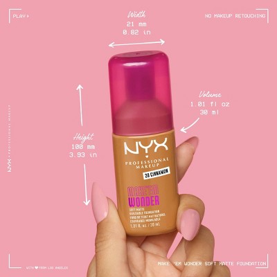 NYX Professional Makeup 24H Soft Matte Foundation 13 Light Sand 1.01 fl oz - Imperfect Container