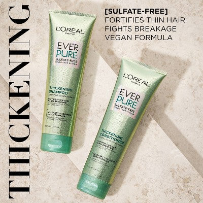 L'Oreal Paris Ever Strong Thickening Shampoo 8.5 fl oz - Imperfect Container
