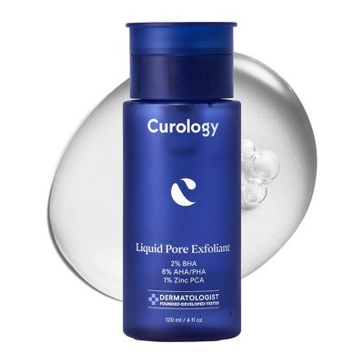 Curology Liquid Pore Exfoliant with 2% BHA, 8% AHA/PHA and 1% Zinc 4fl oz - Imperfect Container