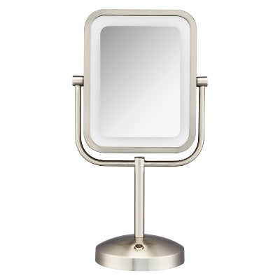 Conair LED Vanity Makeup Mirror Silver - Imperfect Box
