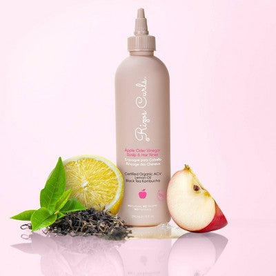 Rizos Curls Apple Cider Vinegar Scalp & Hair Rinse 10 fl oz - Imperfect Container