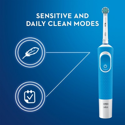 Oral-B Kids Electric Toothbrush with Sensitive Brush Head and Timer Blue - Imperfect Box