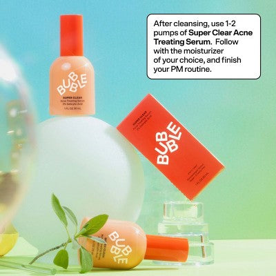 Bubble Skincare Super Clear Blemish Prevention Serum 1 fl oz - Missing Box