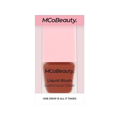 MCoBeauty Liquid Blush Luminous Glow Bella Vita/Dusty Rose 0.5 fl oz - Imperfect Box