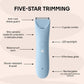 Meridian Slimmer Trimmer, Precision Pubic; Body Hair Trimmer for Women and Men Sky Blue - Imperfect Box