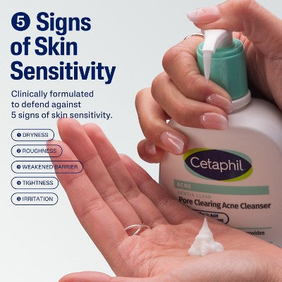 Cetaphil Gentle Clear Salicylic Acid Acne Pore Cleanser 8 fl oz - New