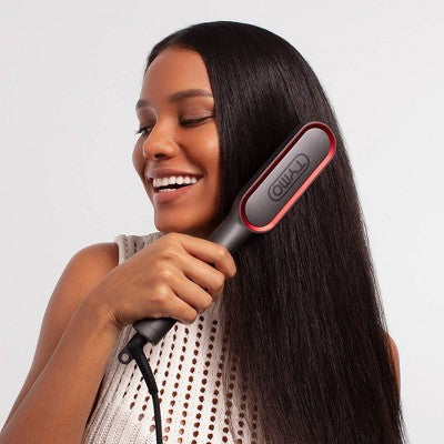 TYMO Ring Plus Hair Straightening Comb Black 1 1/2 - New