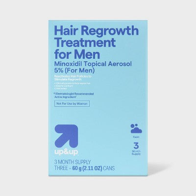 Foam Hair Regrowth Treatment For Men 2.11oz/3ct up&up - Missing Box