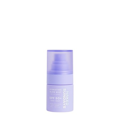 Naked Sundays Hydrating Glow Mini Mist Sunscreen Top Up Spray - SPF 50+ - 30ml