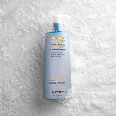 Giovanni Biotin & Collagen Strengthening Shampoo 24 fl oz - Imperfect Container