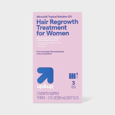 Hair Regrowth Treatment for Women 2 fl oz each up&up - Missing Box