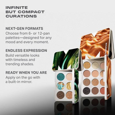 Morphe Rich Glitch Eyeshadow Palette 7.5g - Imperfect Box