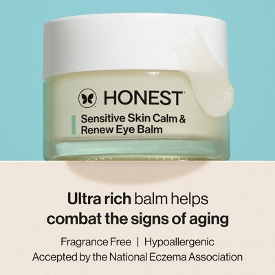 Honest Beauty Calm & Renew Melting Eye Balm with Calming Phyto-Blend 0.5oz - New