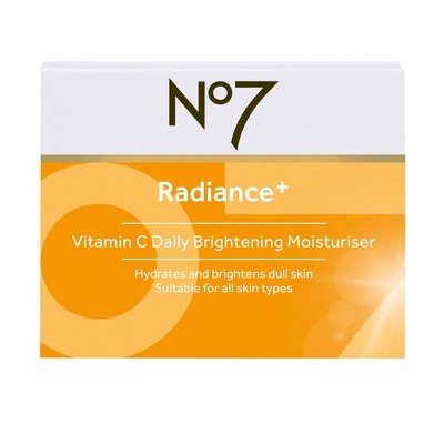 No7 Radiance+ Vitamin C Daily Brightening Moisturizer 1.69 fl oz - Imperfect Box