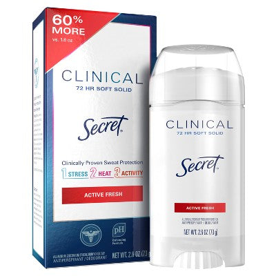 Secret Clinical Active Fresh 2.6oz - Missing Box