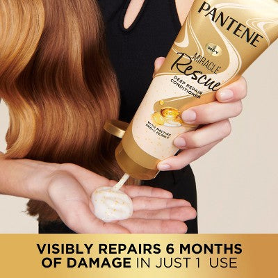 Pantene Pro-V Miracle Rescue Deep Repair Conditioner 8 fl oz - Imperfect Container