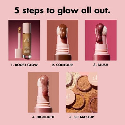 e.l.f. Halo Glow Liquid Filter Highlighter 8.5 Rich 1.06 fl oz - New