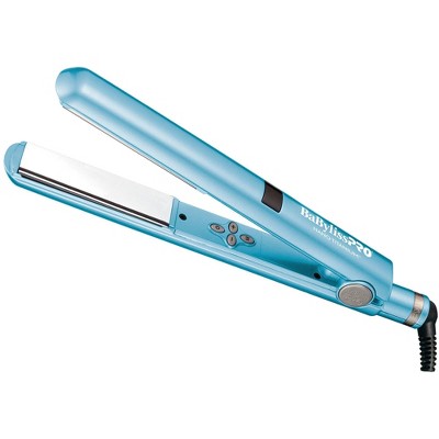 BaBylissPRO Nano Titanium Digital Straightening Flat Iron Blue 1" - Missing Box