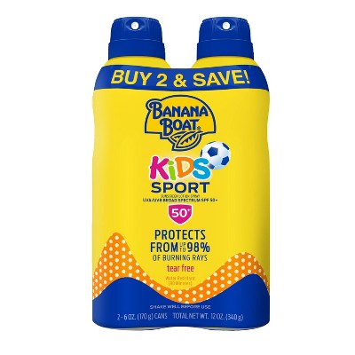 Banana Boat Kids's Sunscreen 12oz/2ct - New