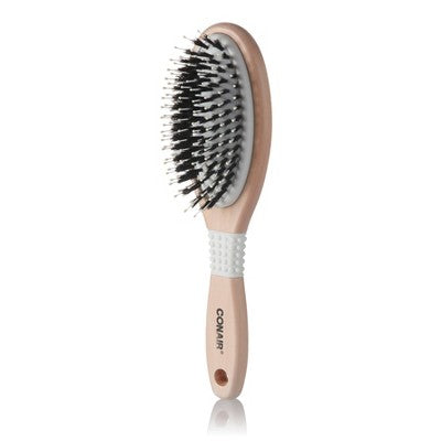 Conair Ceramic Wood Nylon & Boar Bristle Cushion Hair Brush - Imperfect Box