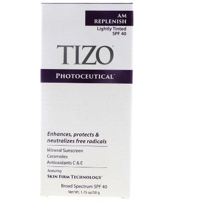 TIZO Photoceutical AM Replenish Lightly Tinted 1.75 oz - Imperfect Box