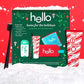 hello Holiday Home for the Holidays Toothpaste and Deodorant Travel Toiletry Bag Kit 5pc - New