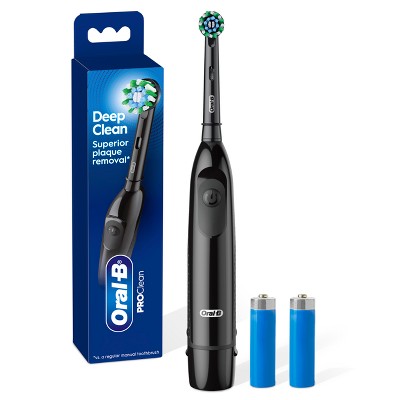 Oral-B ProClean Battery Electric Toothbrush Deep Clean Black - Imperfect Box