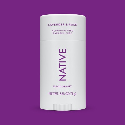Native Solid Deodorant Lavender & Rose 2.65oz - New