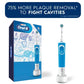 Oral-B Kids Electric Toothbrush with Sensitive Brush Head and Timer Blue - Imperfect Box