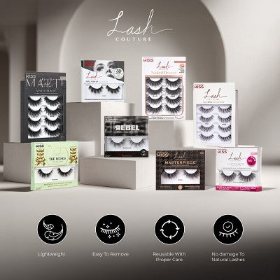 KISS Products Lash Couture Naked Drama False Eyelashes Ruffle 4ct - Imperfect Box