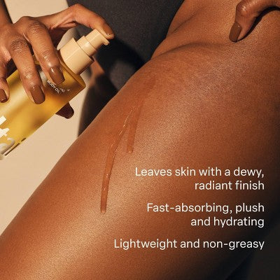Saltair Nourishing Body Oil for Dewy Glowing Skin Pink Beach 4 fl oz - Small Amount Missing