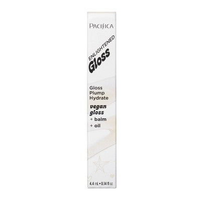 Pacifica Enlightened Lip Gloss Sugar Cake 0.14 fl oz - New
