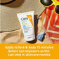 CeraVe Hydrating Sheer Sunscreen Lotion Face and Body SPF30 5oz - Imperfect Container