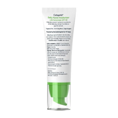 Cetaphil Daily Face Moisturizer Sunscreen SPF 50  1.7 fl oz - Imperfect Box