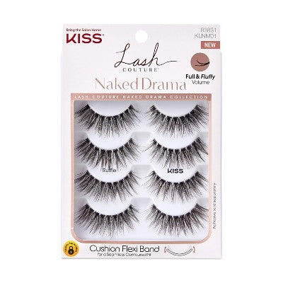 KISS Products Lash Couture Naked Drama False Eyelashes Ruffle 4ct - Imperfect Box