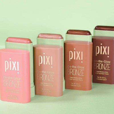 Pixi On The Glow Bronze Tinted Moisturizer Stick Bronzer Beach Glow 0.6oz - Imperfect Box