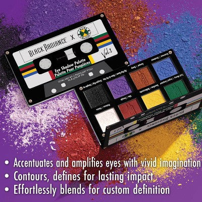 Black Radiance Cross Colors Playlist Eyeshadow Palette 0.37oz - Imperfect Box