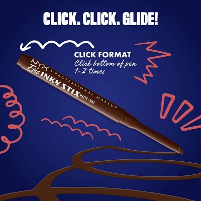 NYX Professional Makeup Epic Inky Stix Mechanical Cream Gel Eyeliner 02 Ember Energy 0.003oz - New