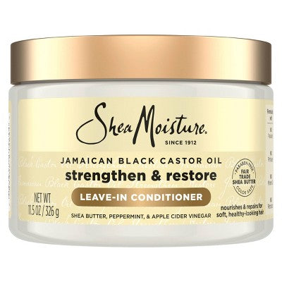 SheaMoisture Jamaican Black Castor Hair Oil Reparative Leave-In Conditioner 11.5 fl oz - Imperfect Container