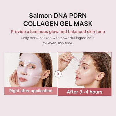 medicube PDRN Pink Collagen Gel Mask Korean Skincare Travel Size 0.98oz/4pk - Missing Box