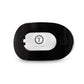 TELETIES Medium Flat Round Hair Clip Jet Black - New