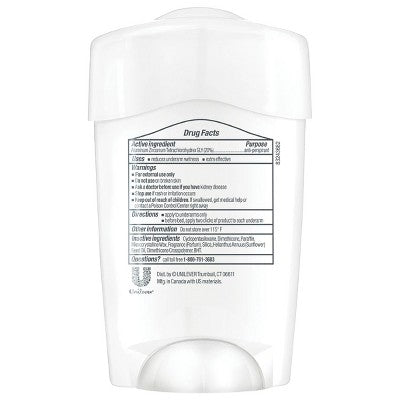 Dove Beauty Clinical Protection Original Clean Women's Solid Antiperspirant & Deodorant Stick 1.7oz - Imperfect Box